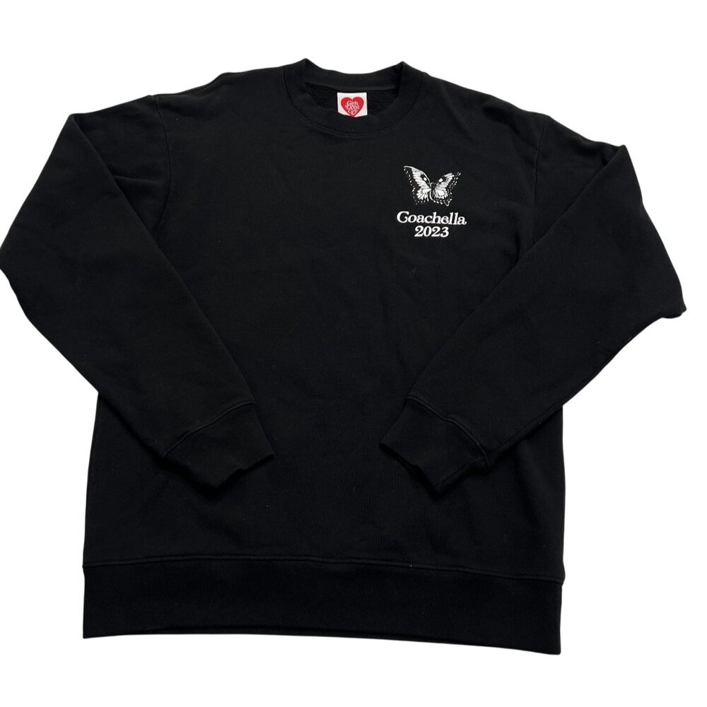 Girls Don't Cry Coachella 2023 Crewneck in Black